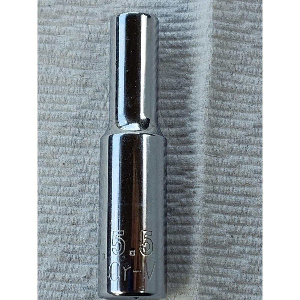5.5mm long reach socket Britool expert by Facom 1/4" drive - Hex - E113753